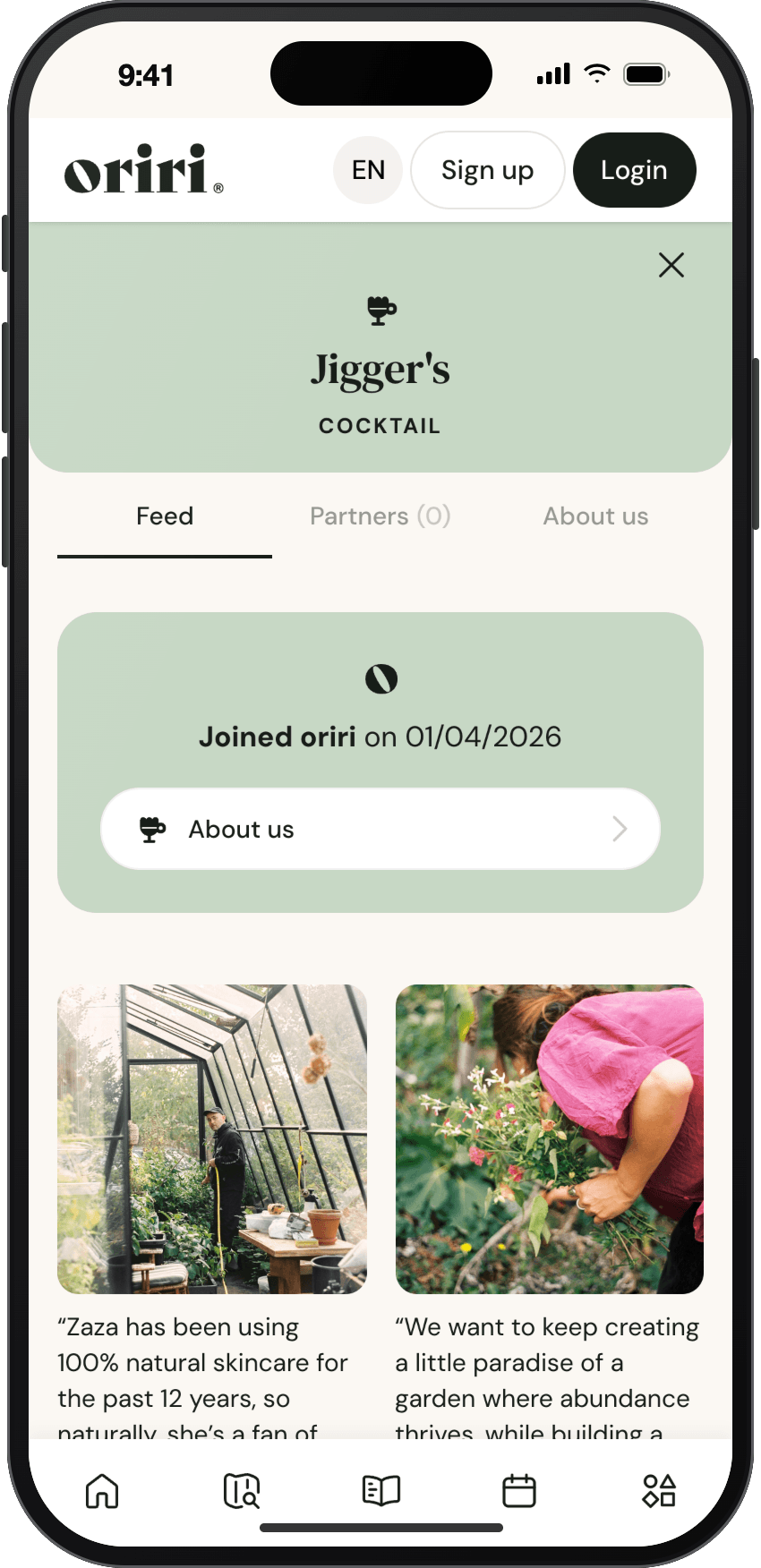 Create a full bar profile. Share your story, vision, and philosophy.
