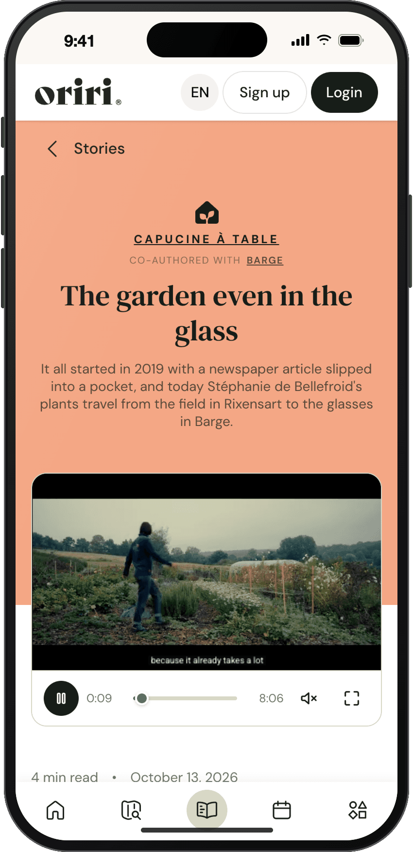 Showcase your story. Highlight the origins and makers behind your drinks.